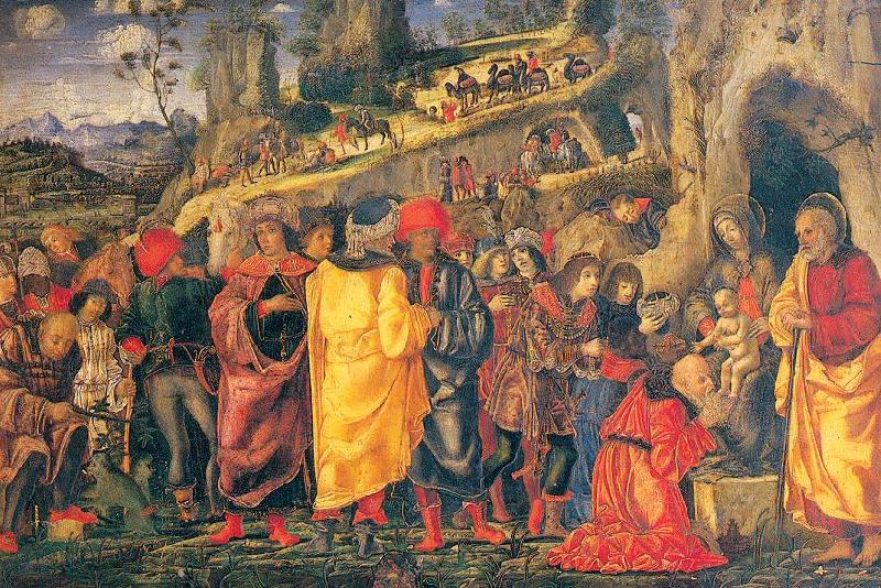 Parentino, Bernardo The Adoration of the Magi Norge oil painting art